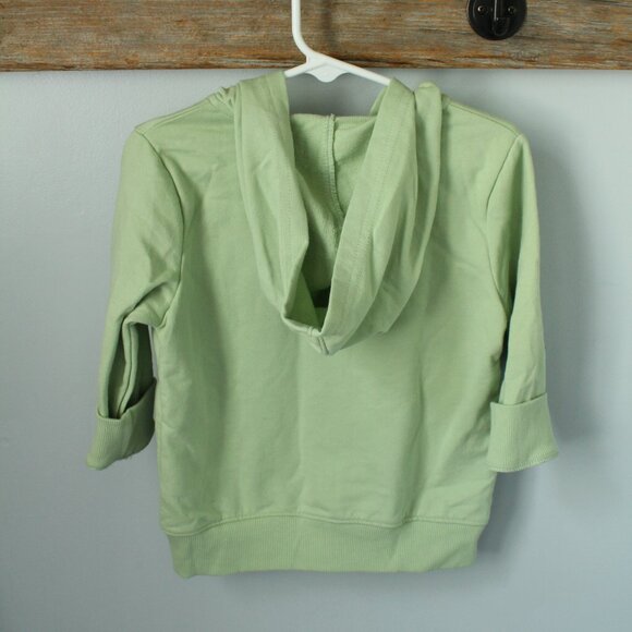 ❄️5/$25🎄 Cat & Jack Size 2T Green Hoodie New - Picture 2 of 2